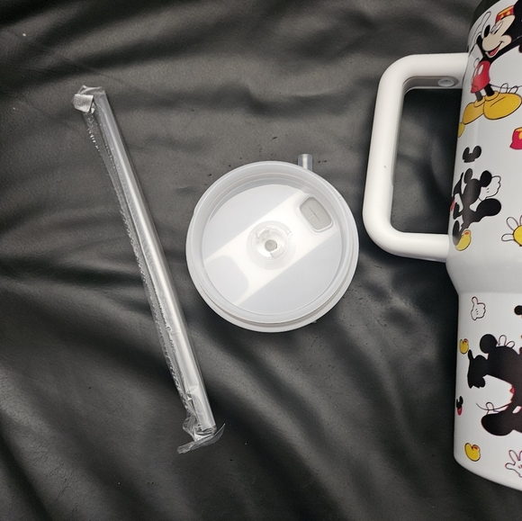 Mickey Mouse Travel Tumbler Stainless Thermos Cooler Mug Steel NEW - Picture 5 of 9